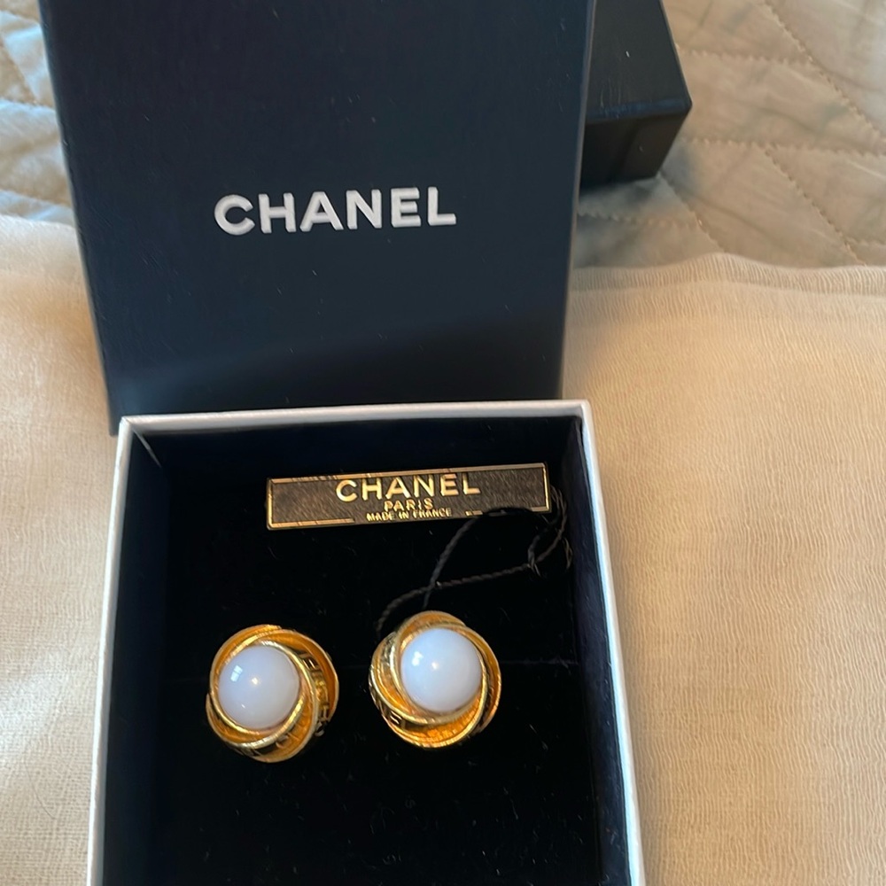 Authentic Chanel Vintage Earrings